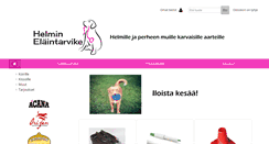 Desktop Screenshot of elaintarvike.fi