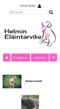 Mobile Screenshot of elaintarvike.fi