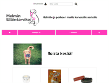 Tablet Screenshot of elaintarvike.fi